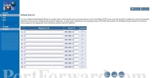 Airlink+ ASOHO4P port forward