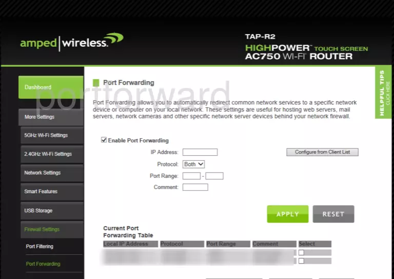 port forwarding