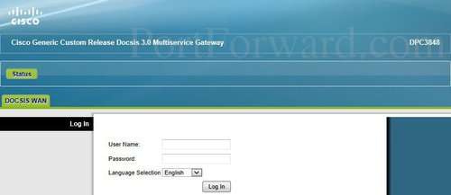 Fastest Cisco DPC3848 Router Port Forwarding Steps