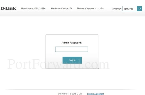 D-Link DSL-2888A Login