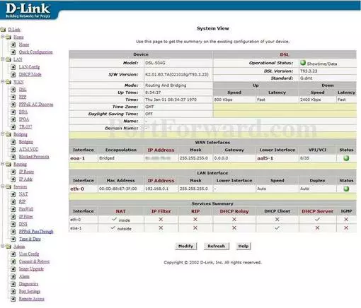 Dlink DSL-302G