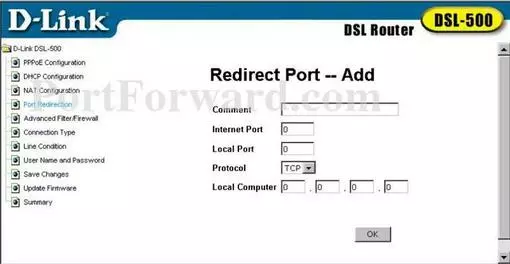 Dlink DSL-500