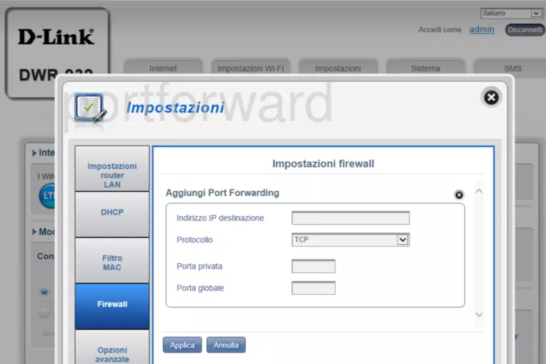 port forwarding