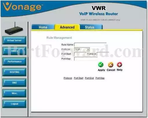 Dlink VWR-11.4.0 port forward