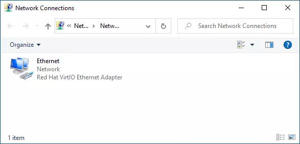 win10 network connections