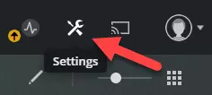 plex settings wrench