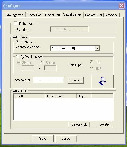 X-linx MB-100S port forward