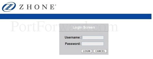 Zhone 6518-A1-xx Login